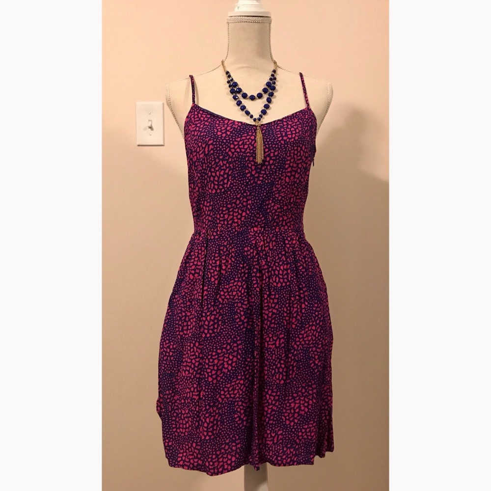 Purple and Pink Summer Dress